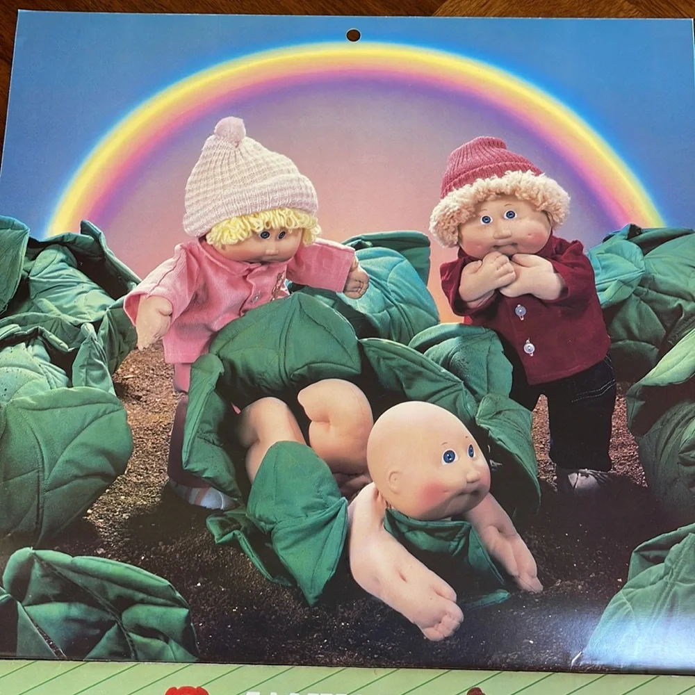 VINTAGE CABBAGE PATCH DOLLS CALENDAR 1985 - READ DESCRIPTION